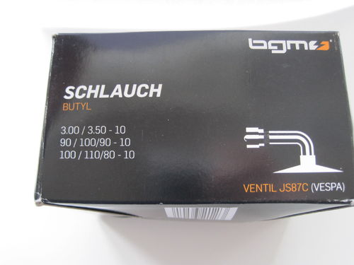 Schlauch -BGM PRO- 3.00-10, 3.50-10, 90/90-10, 100/80-10, 100/90-10 - Ventilposition Vespa